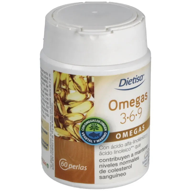Omega 3-6-9 60 perlas 1g | Farmacia Barata Omega 3-6-9 60 perlas 1g | Farmacia Barata