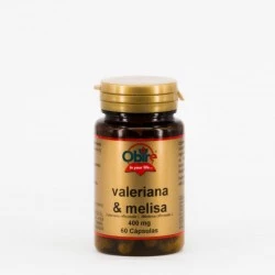 Obire Valeriana + Melisa 400 mg, 60 Caps.