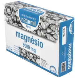 Naturmil Magnesio Forte 3000mg 20 ampollas | Farmacia Barata