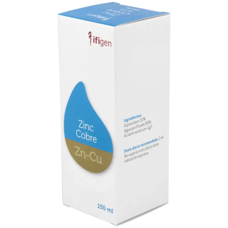 Ifigen Zinc-Cobre 150 ml | Farmacia Barata Ifigen Zinc-Cobre 150 ml | Farmacia Barata