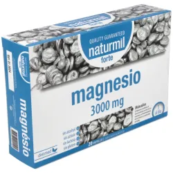 Naturmil Magnesio Forte 3000mg 20 ampollas | Farmacia Barata