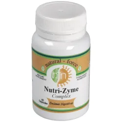 Nutri-Force Nutri-Zyme Complex Enzimas Digestivas, 60 cápsulas.