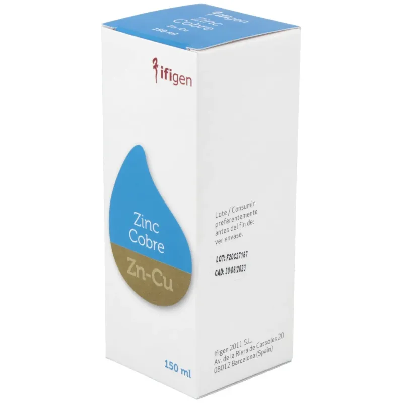 Ifigen Zinc-Cobre 150 ml | Farmacia Barata Ifigen Zinc-Cobre 150 ml | Farmacia Barata