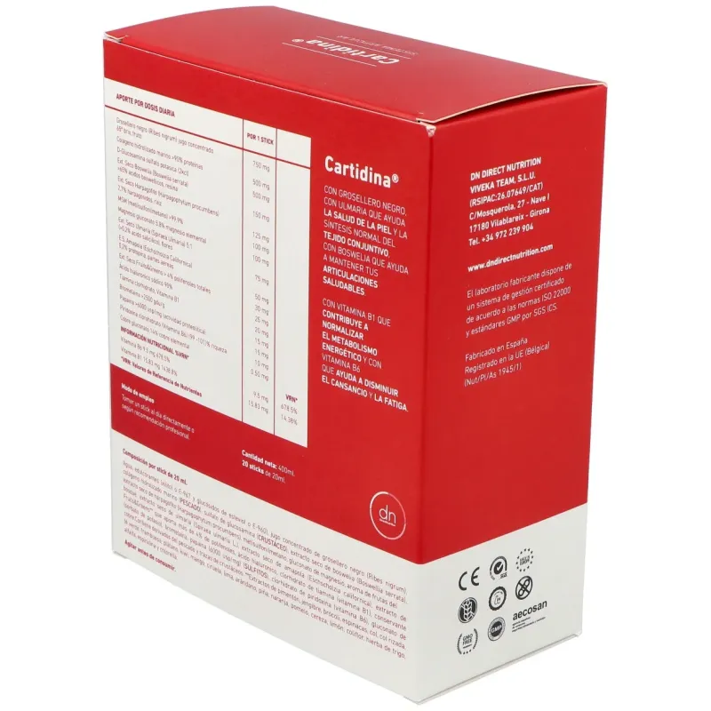 Cartidina 20 Viales Direct Nutrition | Farmacia Barata Cartidina 20 Viales Direct Nutrition | Farmacia Barata