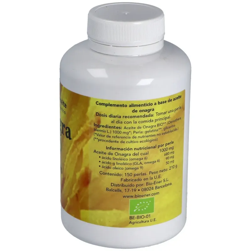Bio-Ener Aceite De Onagra 1000 mg | Farmacia Barata Bio-Ener Aceite De Onagra 1000 mg | Farmacia Barata