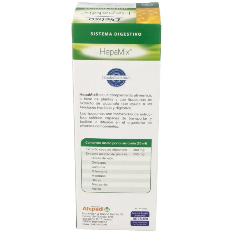 Dietisa Hepamix Elixir 250 ml | Farmacia Barata Dietisa Hepamix Elixir 250 ml | Farmacia Barata