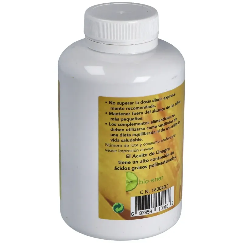 Bio-Ener Aceite De Onagra 1000 mg | Farmacia Barata Bio-Ener Aceite De Onagra 1000 mg | Farmacia Barata