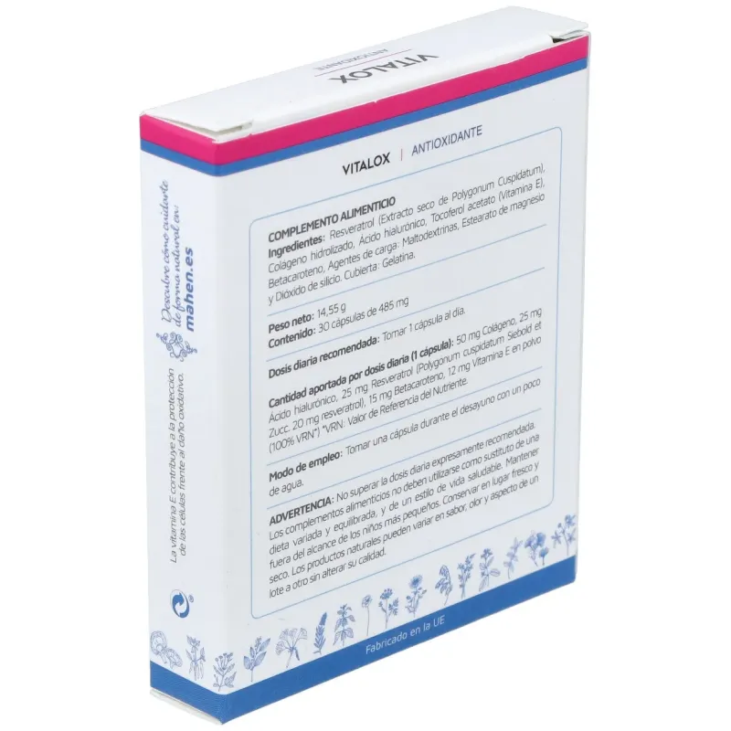 Mahen Vitalox, 30 cápsulas | Farmacia Barata