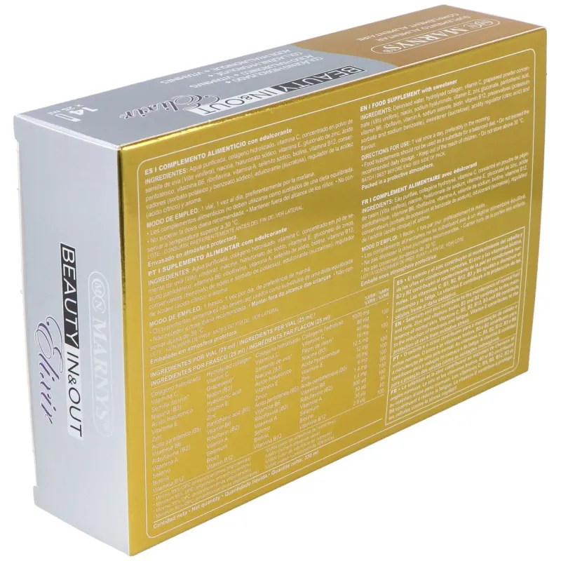 Marnys Elixir Beauty In & Out, 14 viales | Farmacia Barata Marnys Elixir Beauty In & Out, 14 viales | Farmacia Barata