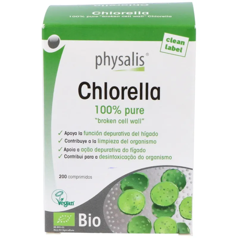 Physalis Chlorella Bio, 200 comprimidos | Farmacia Barata Physalis Chlorella Bio, 200 comprimidos | Farmacia Barata