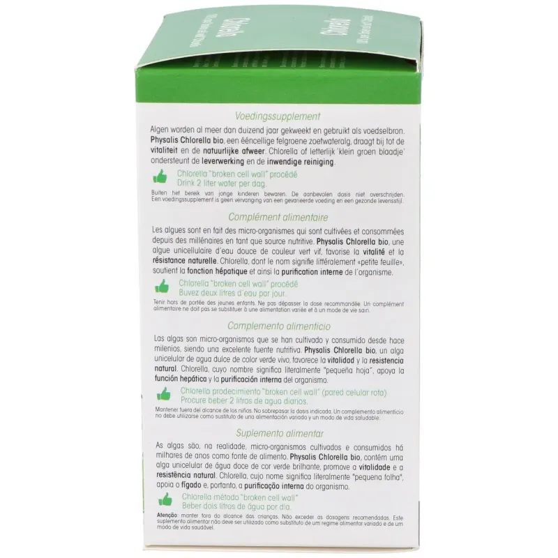 Physalis Chlorella Bio, 200 comprimidos | Farmacia Barata Physalis Chlorella Bio, 200 comprimidos | Farmacia Barata
