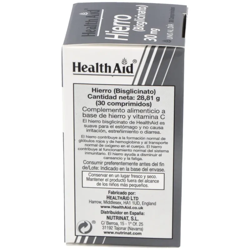 Health Aid Hierro + Vitamina C | Farmacia Barata