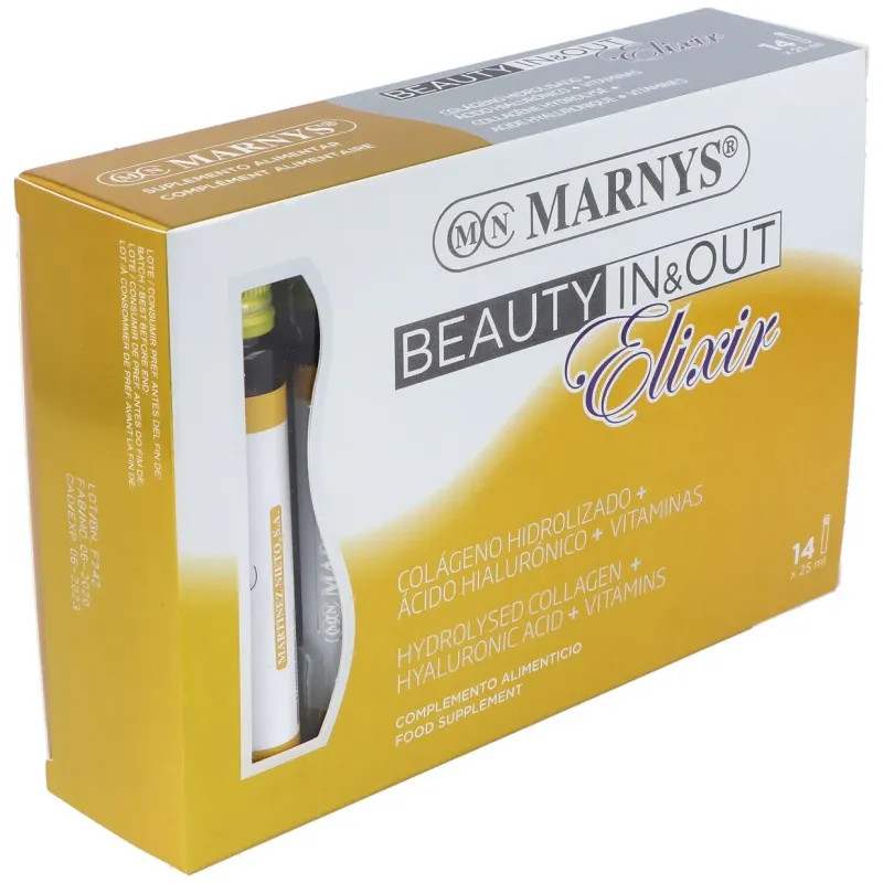 Marnys Elixir Beauty In & Out, 14 viales | Farmacia Barata Marnys Elixir Beauty In & Out, 14 viales | Farmacia Barata