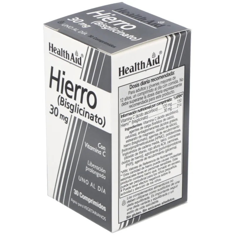 Health Aid Hierro + Vitamina C | Farmacia Barata