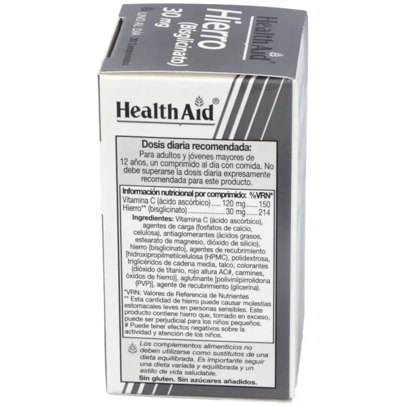Health Aid Hierro + Vitamina C | Farmacia Barata