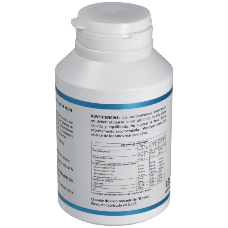 Equisalud Aceite de Coco 120 Perlas | Farmacia Barata