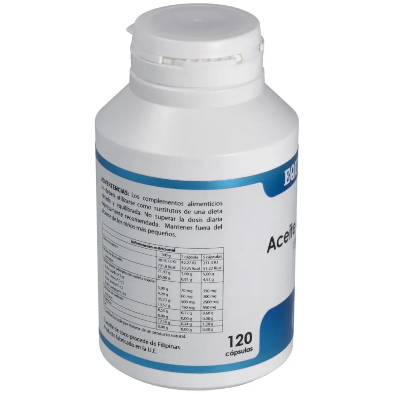 Equisalud Aceite de Coco 120 Perlas | Farmacia Barata