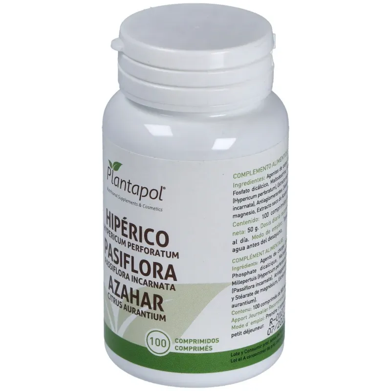 Hiperico, Pasiflora y Azahar 100 comp | Farmacia Barata Hiperico, Pasiflora y Azahar 100 comp | Farmacia Barata