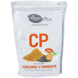El Granero - Cúrcuma y Pimienta Bio, 200 gr, Grano