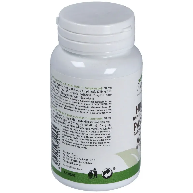 Hiperico, Pasiflora y Azahar 100 comp | Farmacia Barata Hiperico, Pasiflora y Azahar 100 comp | Farmacia Barata