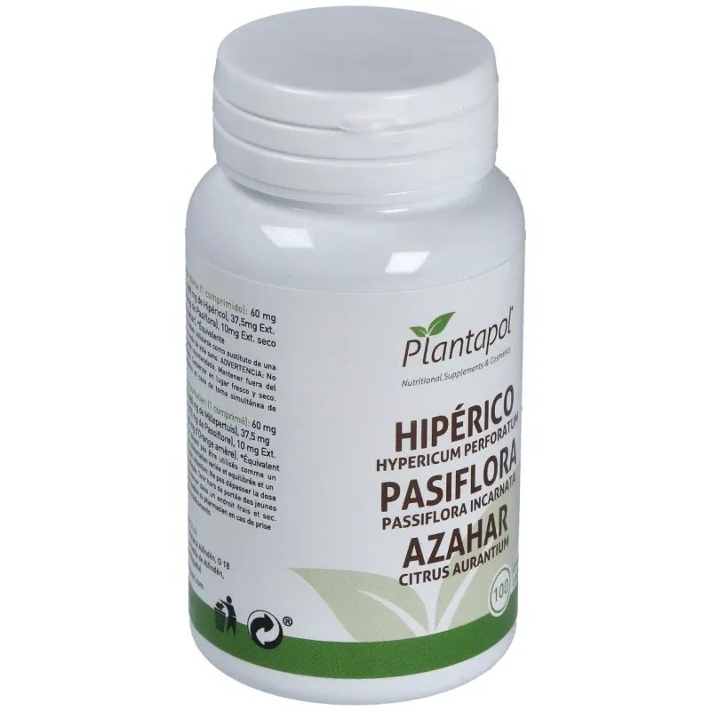 Hiperico, Pasiflora y Azahar 100 comp | Farmacia Barata Hiperico, Pasiflora y Azahar 100 comp | Farmacia Barata