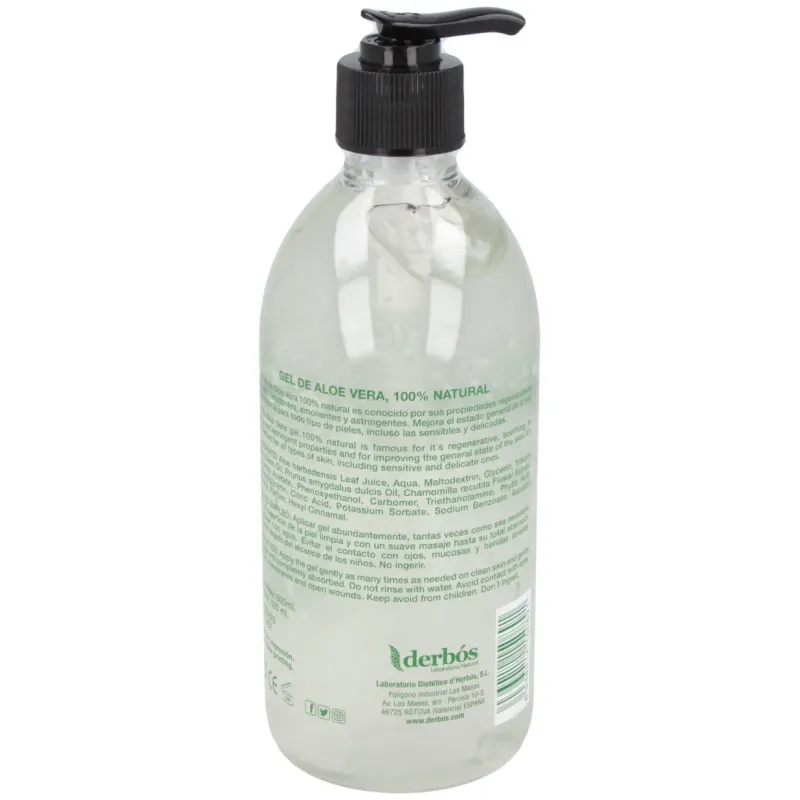 Derbos Gel Aloe Vera 100% Natural | Farmacia Barata Derbos Gel Aloe Vera 100% Natural | Farmacia Barata