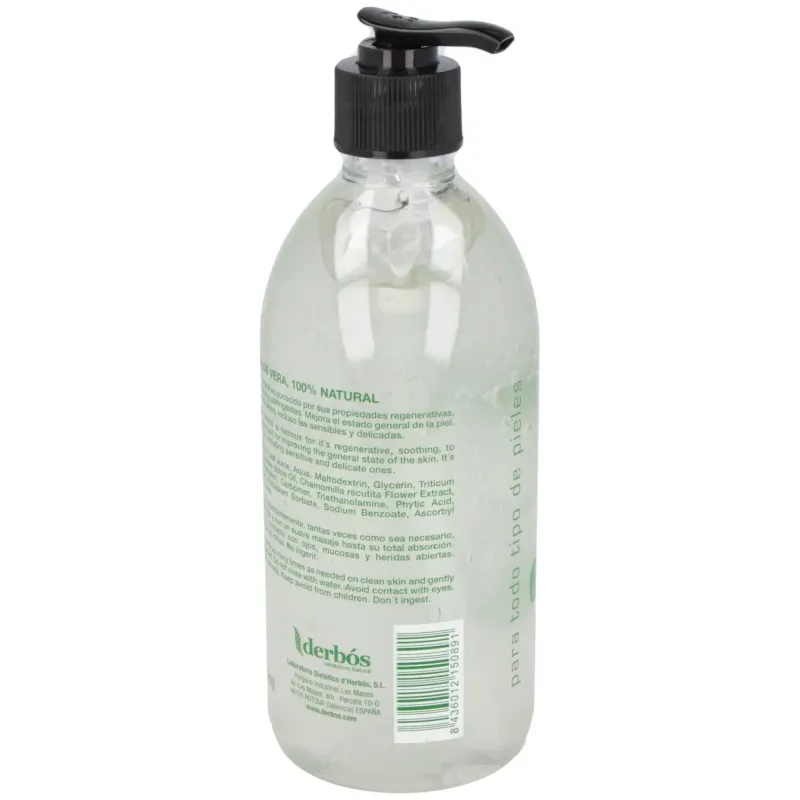 Derbos Gel Aloe Vera 100% Natural | Farmacia Barata Derbos Gel Aloe Vera 100% Natural | Farmacia Barata