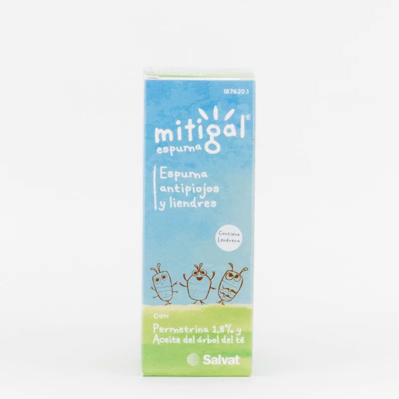 Mitigal Espuma Antipiojos y Liendres, 100ml.
