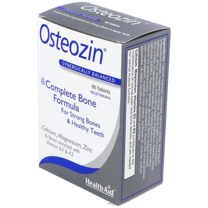 Health Aid Osteozin 90 Comprimidos | Farmacia Barata Health Aid Osteozin 90 Comprimidos | Farmacia Barata