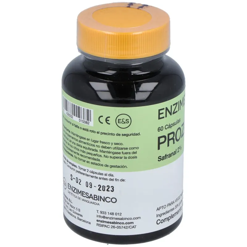 Prozafran 60 Cápsulas Enzime Sabinco | Farmacia Barata Prozafran 60 Cápsulas Enzime Sabinco | Farmacia Barata