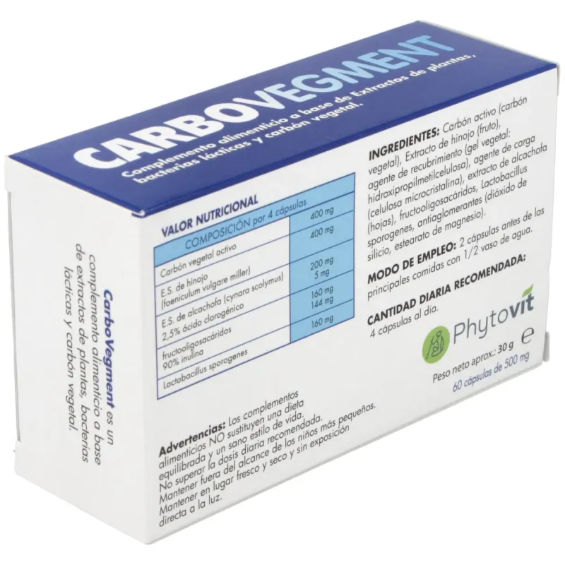 Carbovegment Cápsulas Winter 60 Cápsulas | Farmacia Barata