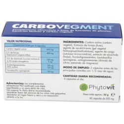 Carbovegment Cápsulas Winter 60 Cápsulas | Farmacia Barata