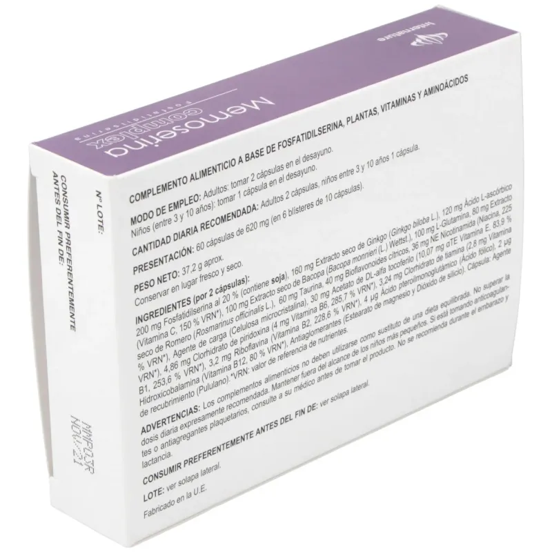 Memoserina Complex 60 cápsulas | Farmacia Barata Memoserina Complex 60 cápsulas | Farmacia Barata