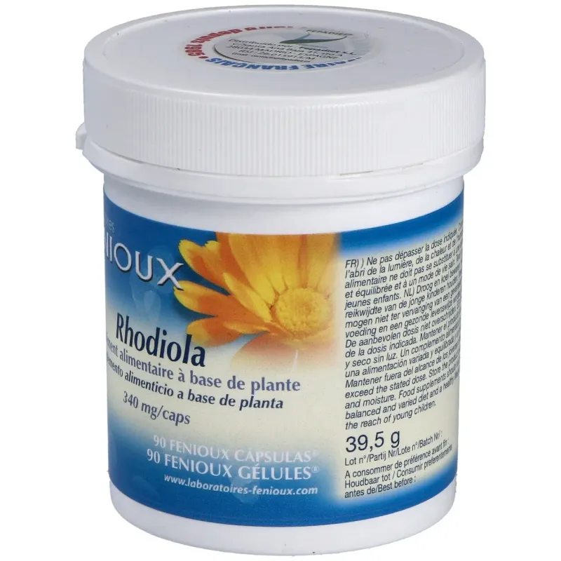 Fenioux Rhodiola 340 mg 90 Cápsulas | Farmacia Barata Fenioux Rhodiola 340 mg 90 Cápsulas | Farmacia Barata