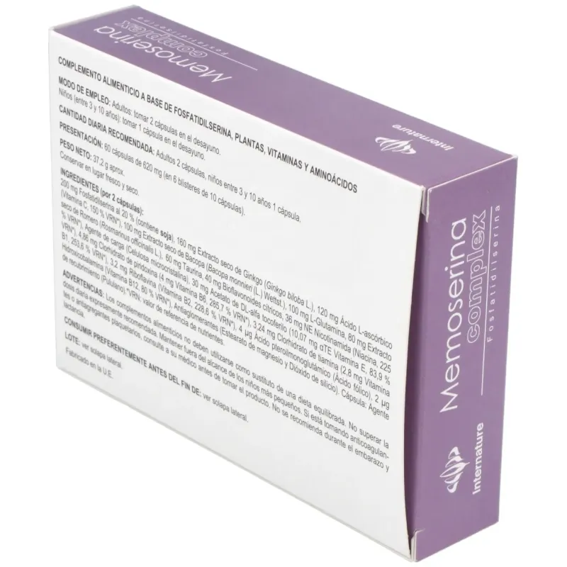 Memoserina Complex 60 cápsulas | Farmacia Barata Memoserina Complex 60 cápsulas | Farmacia Barata
