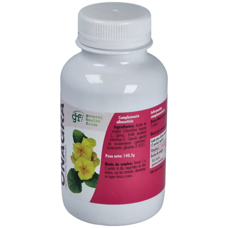 Onagra 1400 mg 100 Perlas | Farmacia Barata Onagra 1400 mg 100 Perlas | Farmacia Barata