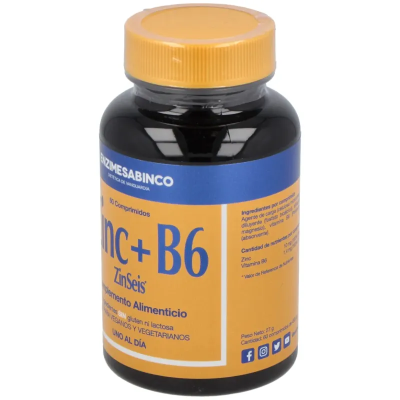 Zinseis 60 Comprimidos Enzime | Farmacia Barata Zinseis 60 Comprimidos Enzime | Farmacia Barata