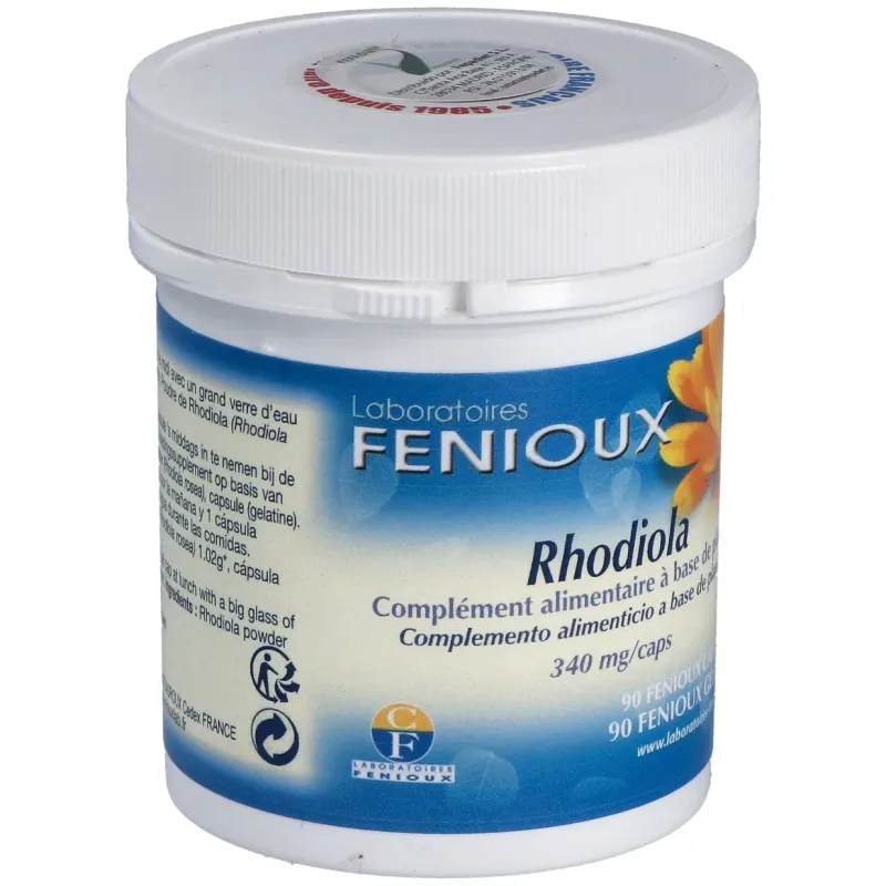 Fenioux Rhodiola 340 mg 90 Cápsulas | Farmacia Barata Fenioux Rhodiola 340 mg 90 Cápsulas | Farmacia Barata