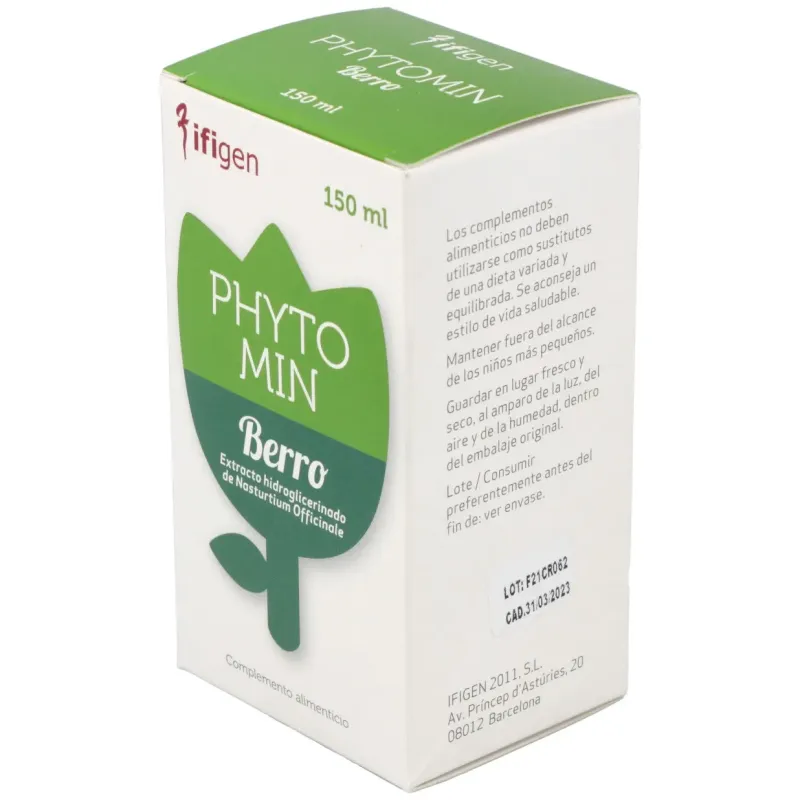 Ifigen Phyto-min Berro 150 ml | Farmacia Barata Ifigen Phyto-min Berro 150 ml | Farmacia Barata