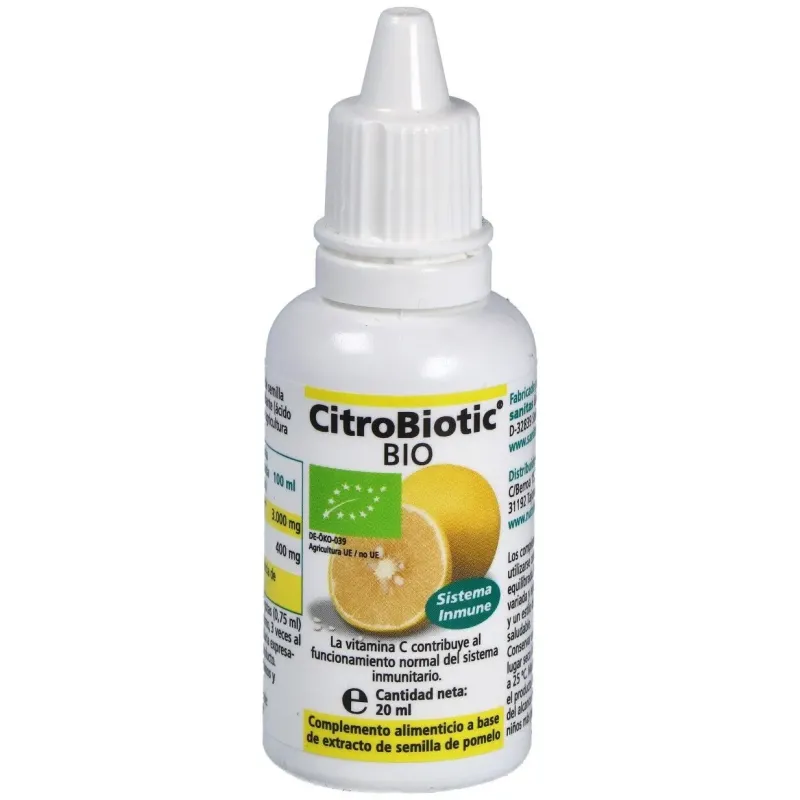 Sanitas Citrobiotic Semilla de Pomelo 20 ml | Farmacia Barata