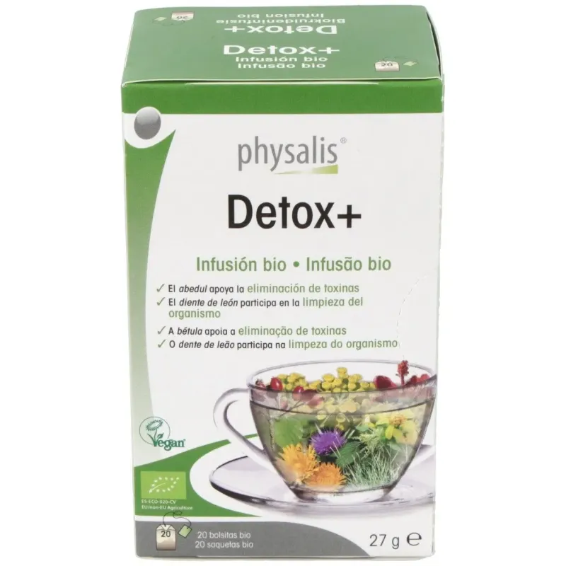 Detox+ Infusion 20 Filtros Bio Physalis | Farmacia Barata Detox+ Infusion 20 Filtros Bio Physalis | Farmacia Barata
