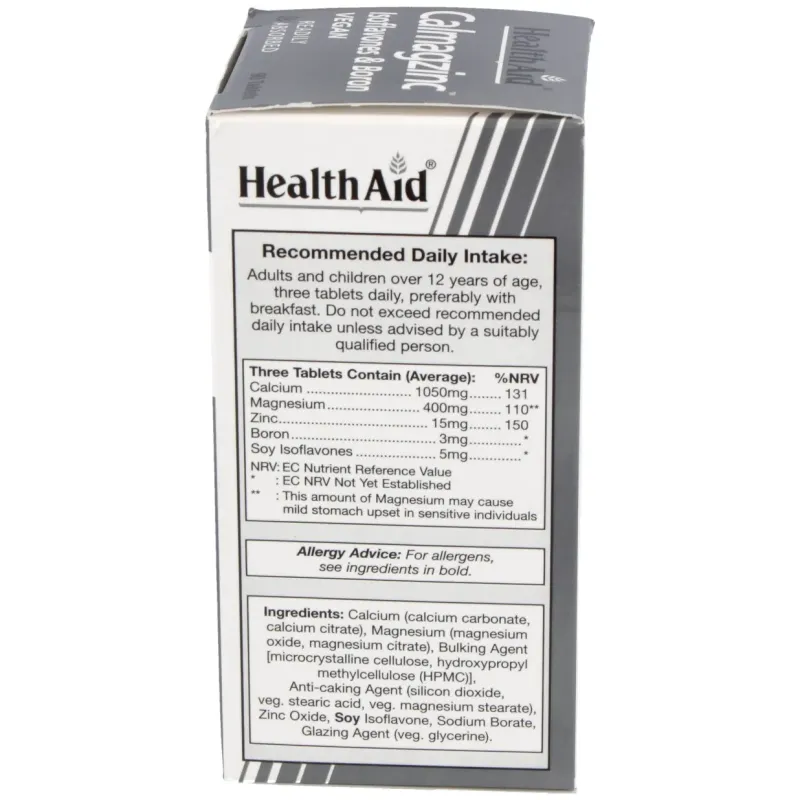 Health Aid CalMagzinc 90 comprimidos | Farmacia Barata