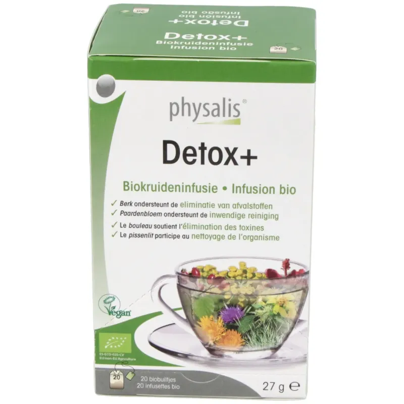 Detox+ Infusion 20 Filtros Bio Physalis | Farmacia Barata Detox+ Infusion 20 Filtros Bio Physalis | Farmacia Barata