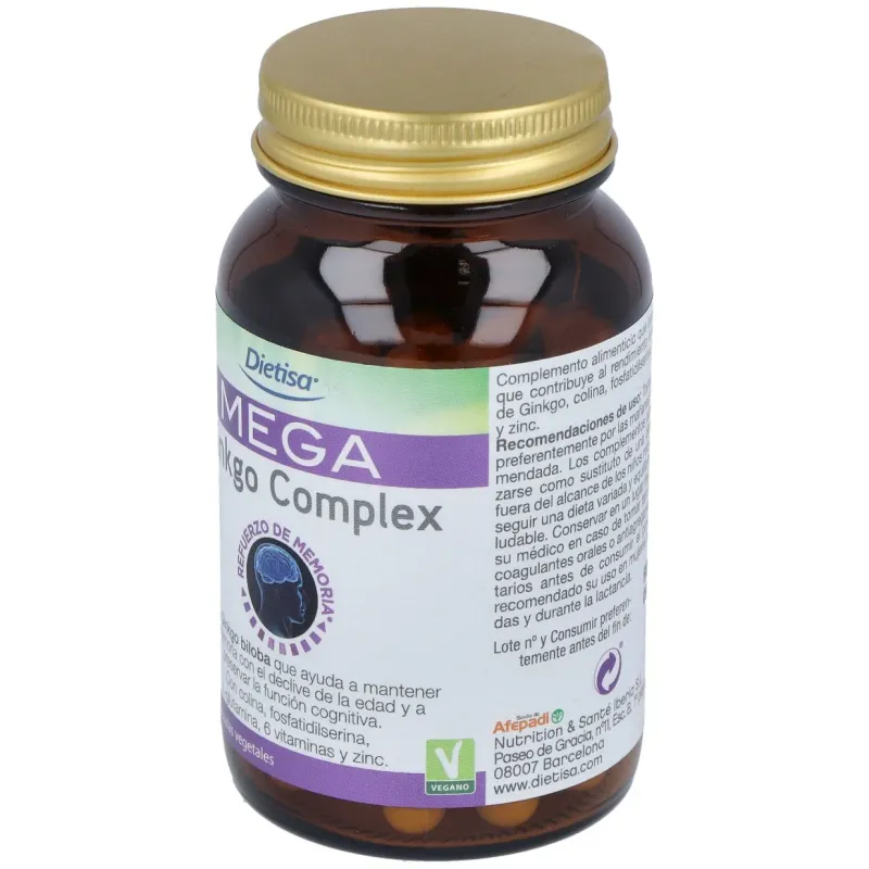 Mega Ginkgo Complex 60 cápsulas | Farmacia Barata