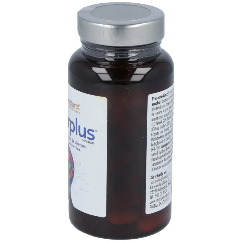 Mundo Natural Memorplus 60 Cápsulas | Farmacia Barata