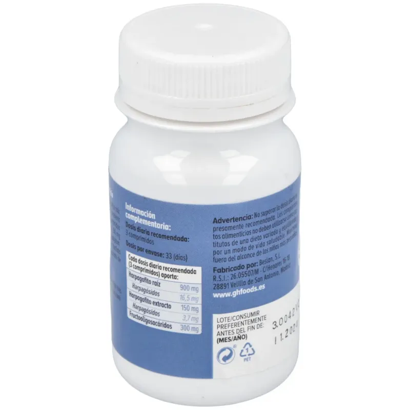 Harpagofito 500 mg 100 Comprimidos | Farmacia Barata