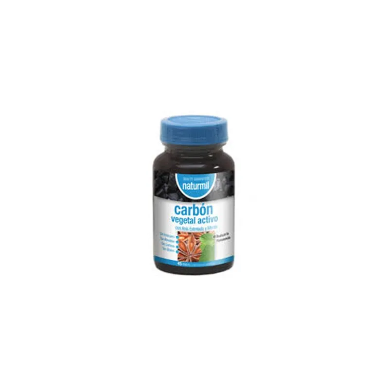 Naturmil Carbón Activado 45 perlas | Farmacia Barata Naturmil Carbón Activado 45 perlas | Farmacia Barata
