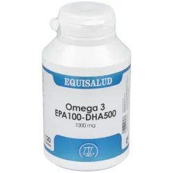 Equisalud Omega 3 DHA Alto contenido, 120 Cápsulas de 1.000 mg (EPA100 - DHA 500)