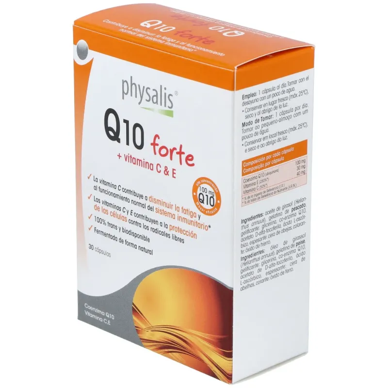 Physalis Q10 Forte 30 cápsulas | Farmacia Barata
