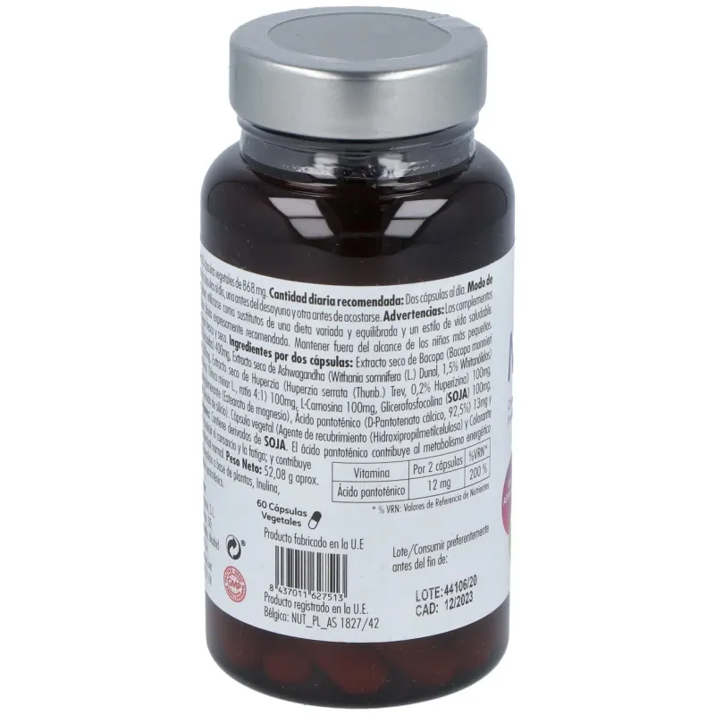 Mundo Natural Memorplus 60 Cápsulas | Farmacia Barata